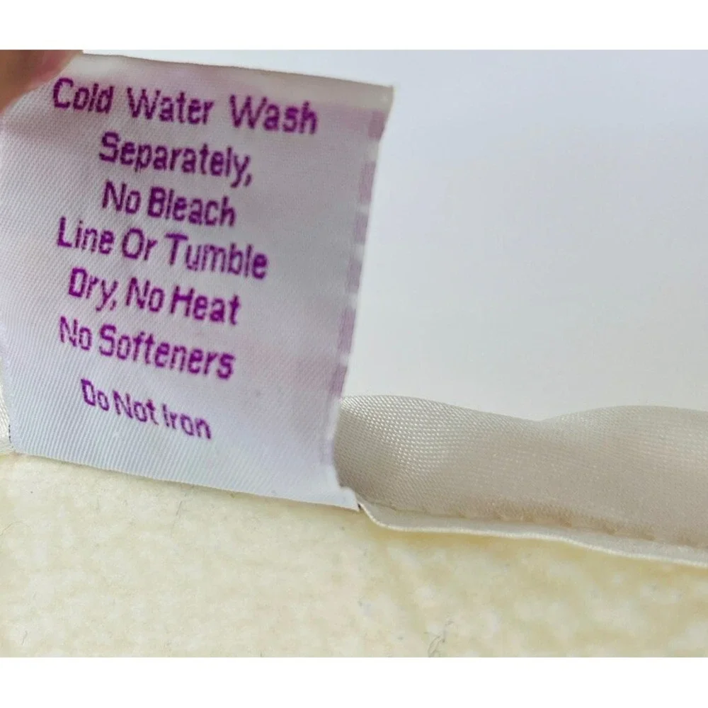 Vintage Woolrich BabyRich Satin Trim Fleece Baby Blanket Noah's Ark